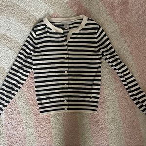 Stripped cardigan